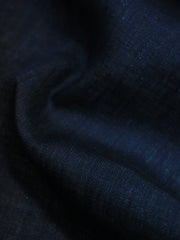 Navy 100% Linen Fabric for tailored shirt