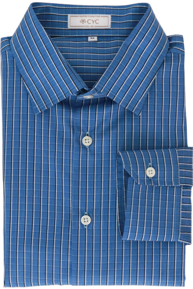 Getzner Blue Checked Shirt