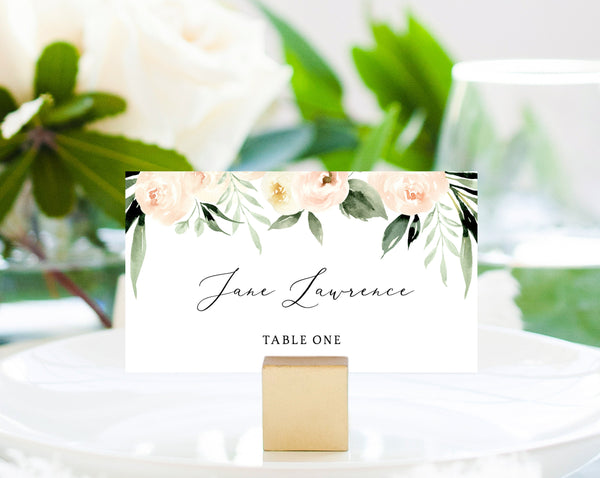 tent place cards for wedding