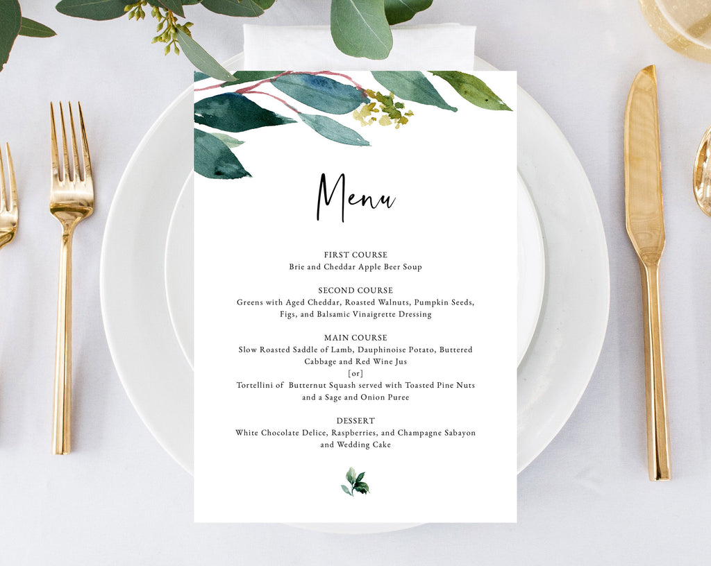 greenery-wedding-menu-template-printable-wedding-dinner-menu-diy-gre