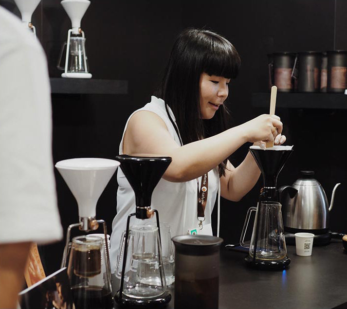 Winning recipe from World Champion barista Emi with GINA smart coffee instrument