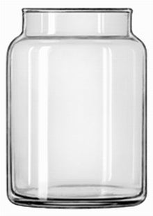 Libbey 92455 16 oz Mason Jar w/ Measurement Markings - Plastic, Clear