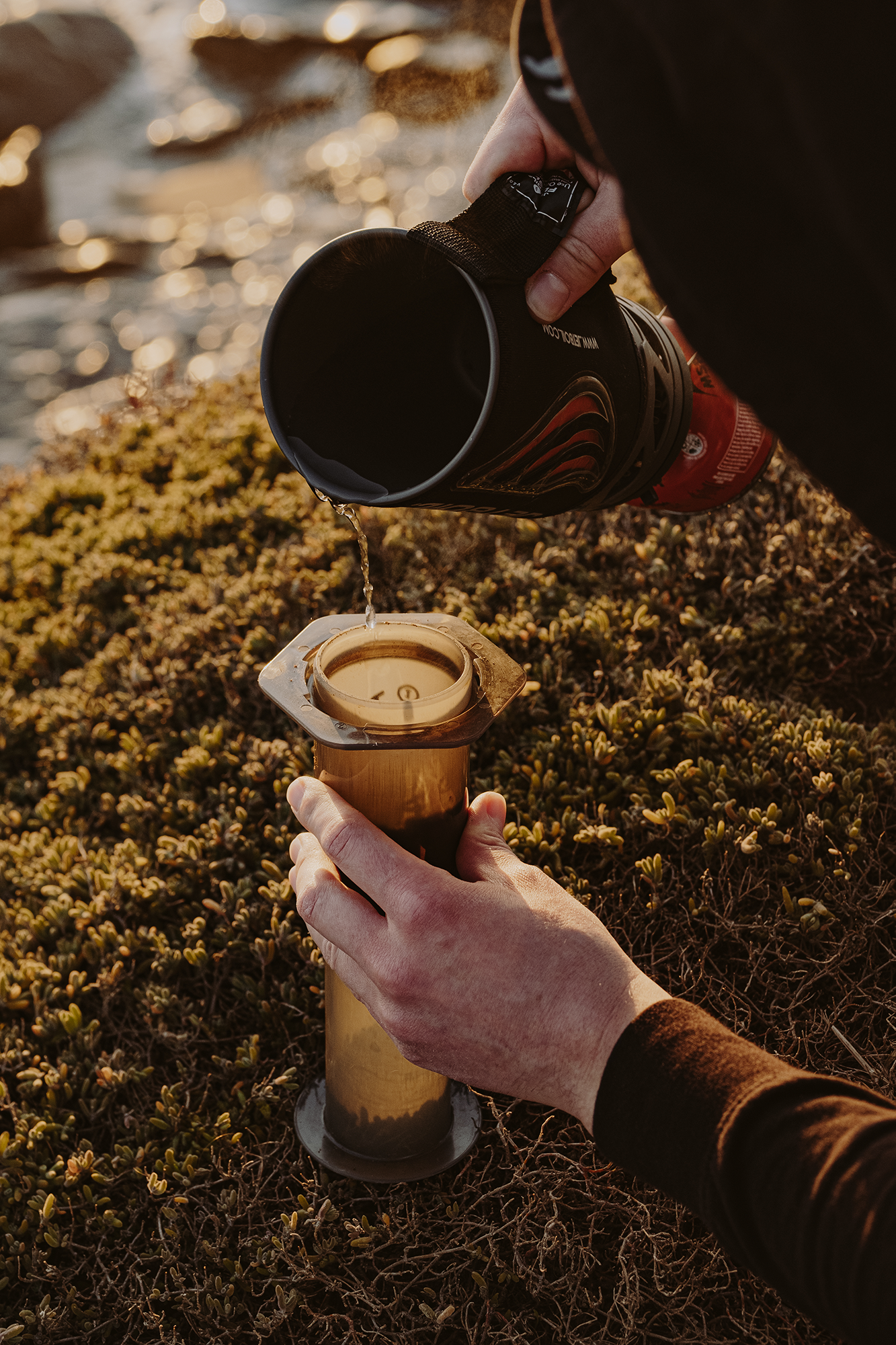 brewing with AeroPress