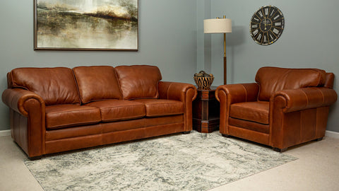 rustic leather furniture