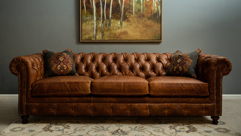 rustic leather furniture
