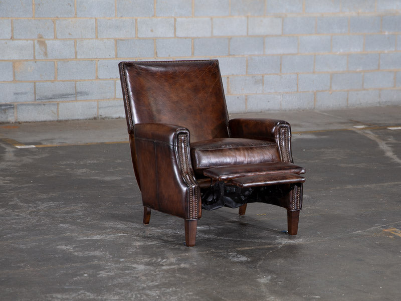 Rechtmatig Aubergine Jeugd 1462-R1 Lawndale Leather Recliner – American Classics Leather