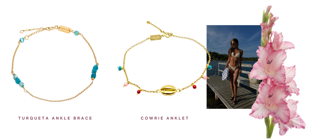 How to combine the most beautiful anklets in our collection now that w ...