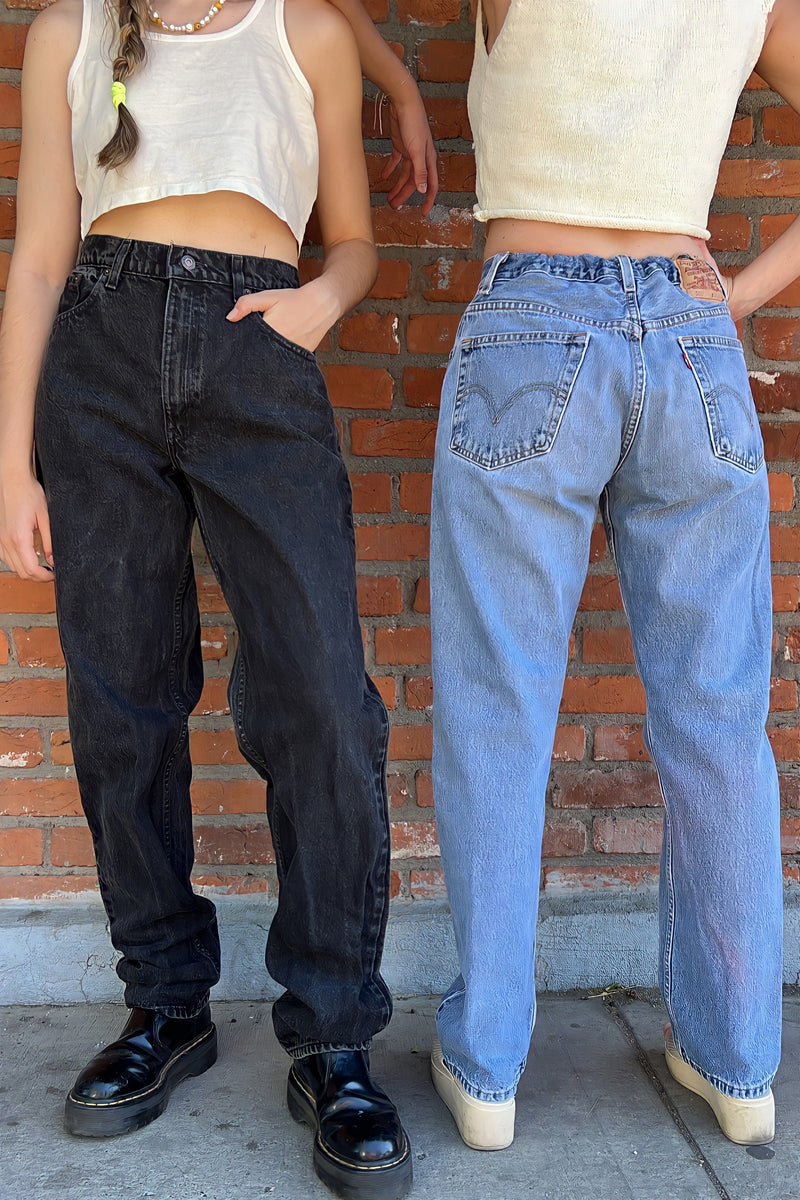 Re-Worked Elastic Waist Jeans – Basement Marketplace