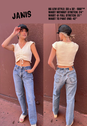 Re-Worked Elastic Waist Jeans – Basement Marketplace