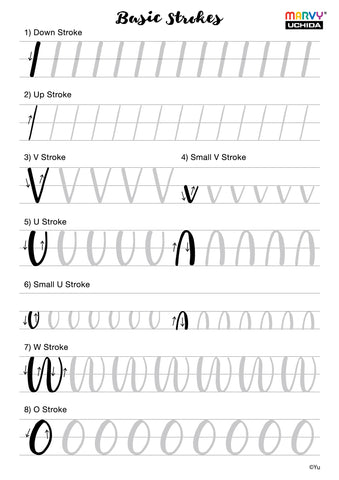 Hand Lettering Guide Sheets