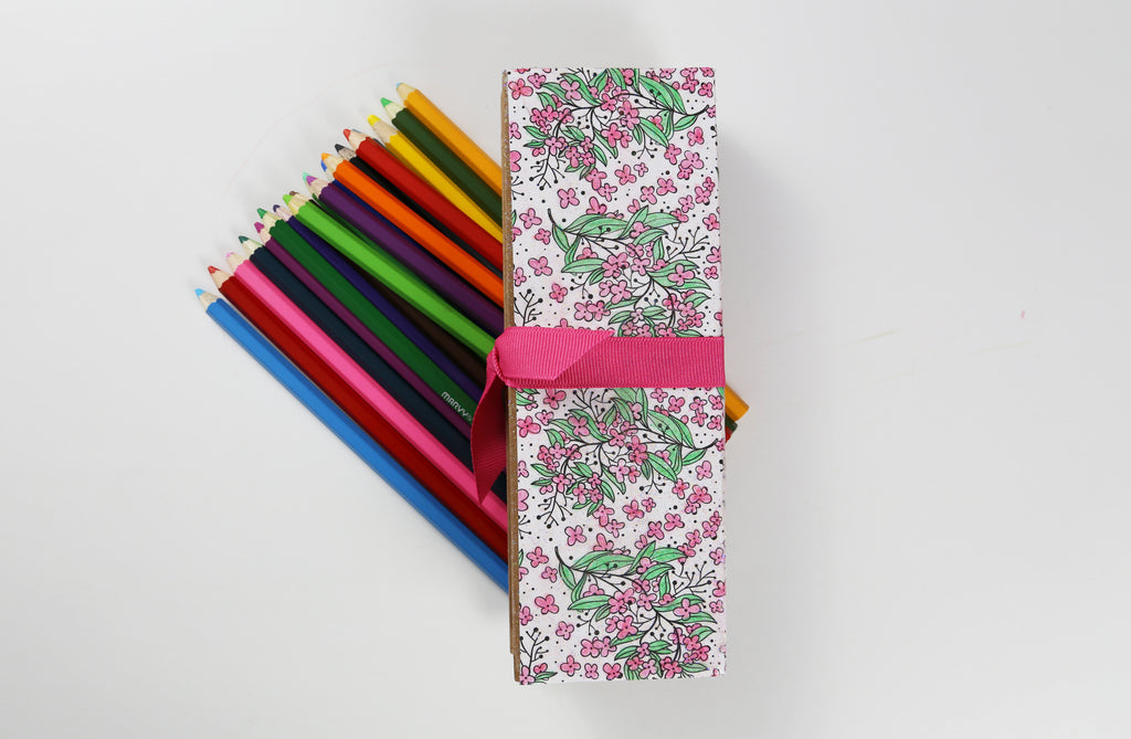 Coloring Book Pencil Box Tutorial