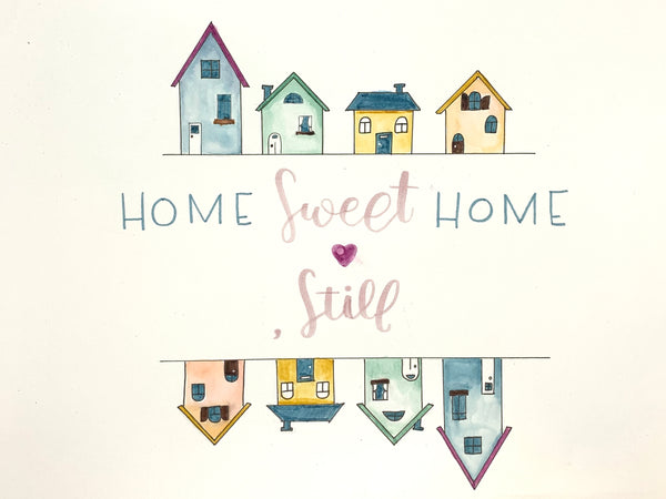 Home Sweet Home Coloring Page