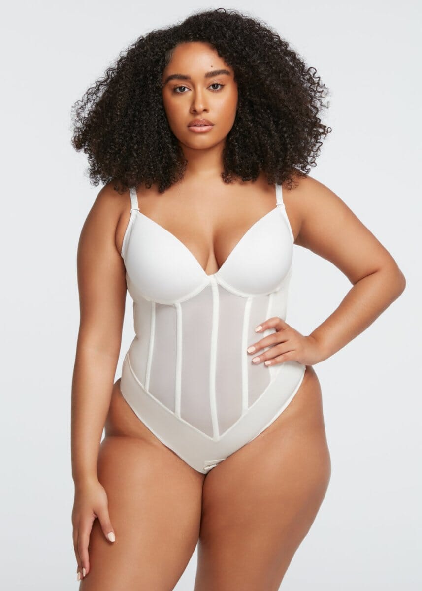 WPYYI Women Seamless Bodysuit Built-in Bra Shapewear Tummy Control