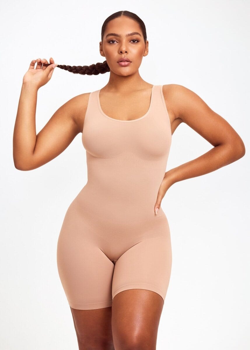 Buy Swee Seamless All Day Midwaist Thigh Shaper - Black at Rs.1400