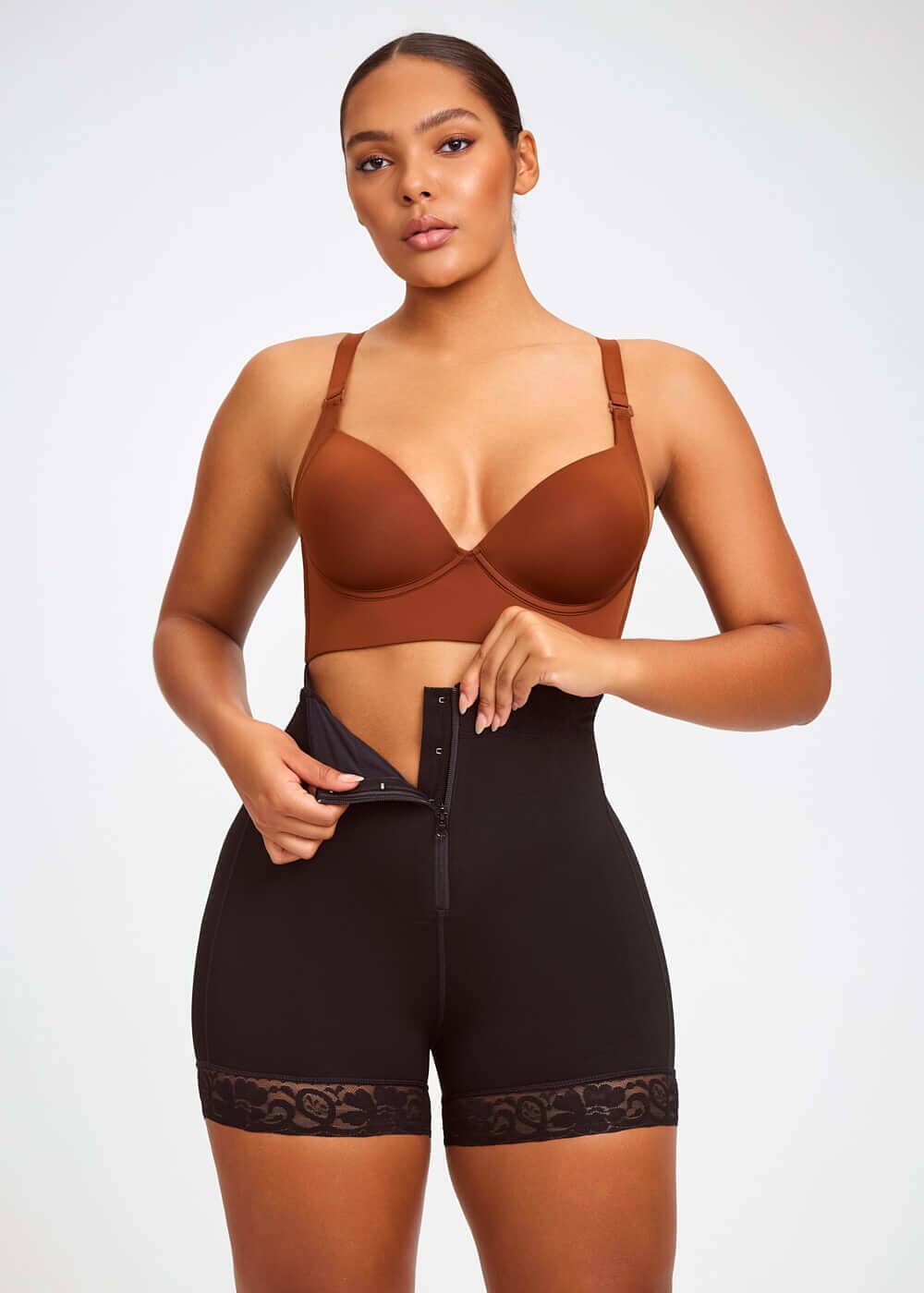 HEXIN Womens Slimming Bodysuit With Zip And Hook For Postpartum Recovery  And Body Waist She Waisted Shapewear 230427 From Landong01, $23.82