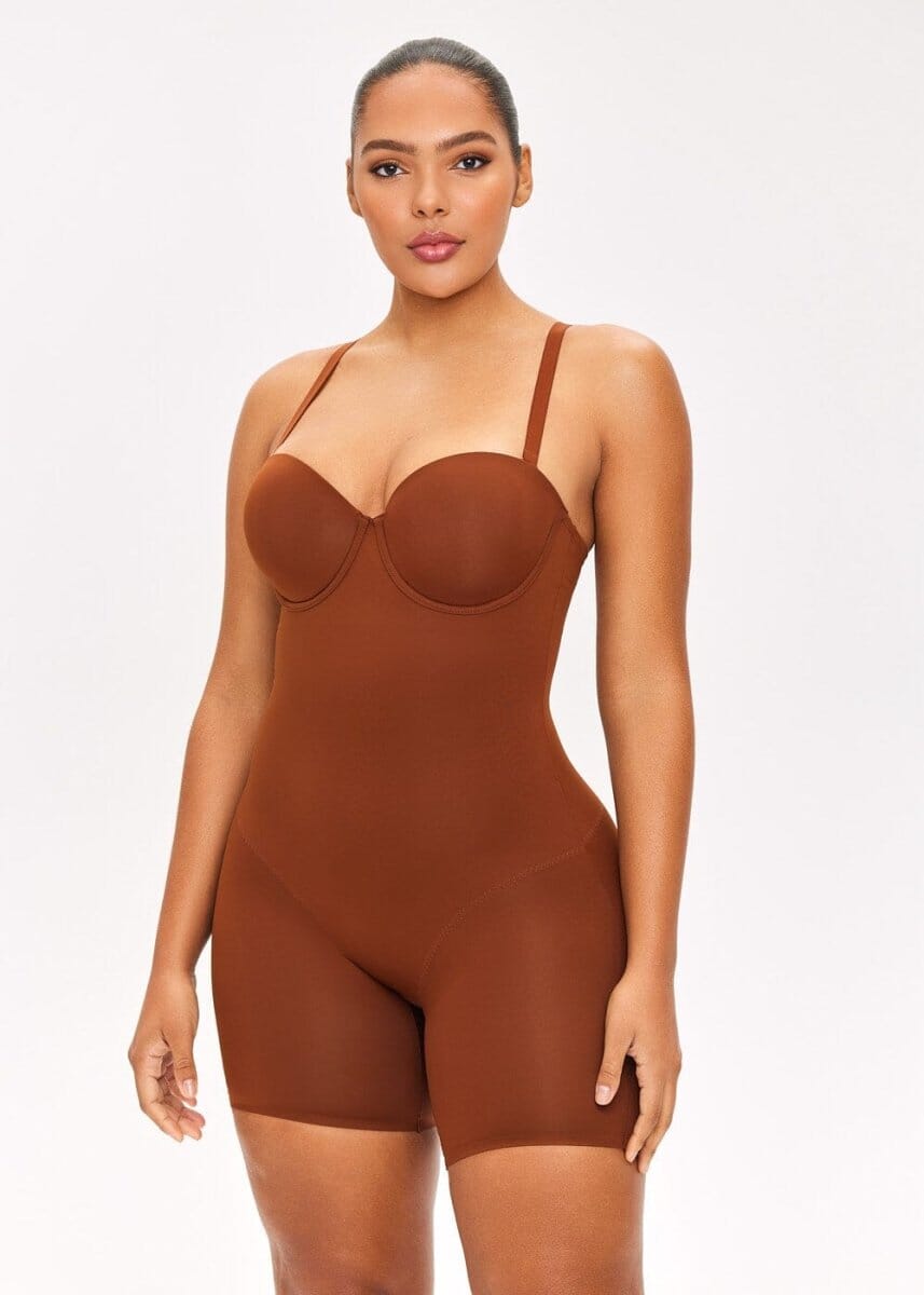 Sexy Backless Seamless Body Shaper Thong Bodysuit With Push Up Corset,  Thong And Bra Perfect For Weddings And Slimming Outfits 230821 From Tie06,  $7.91