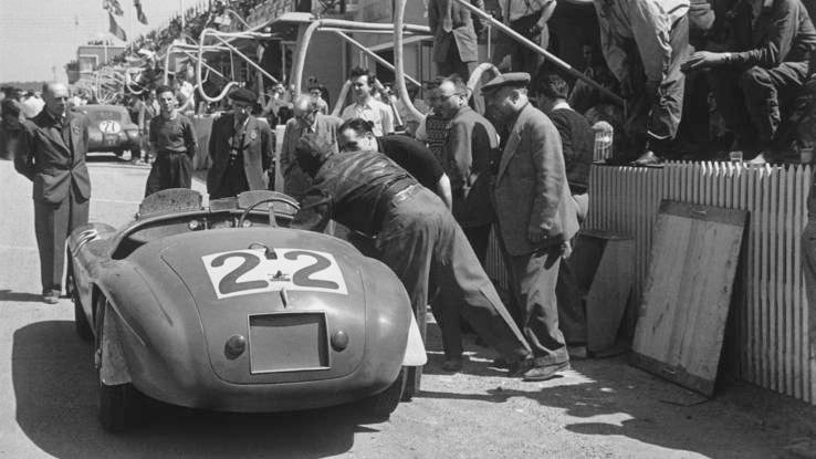 1949 Ferrari 166 MM Barchetta Touring (0008M) 24 Hours of Le Mans