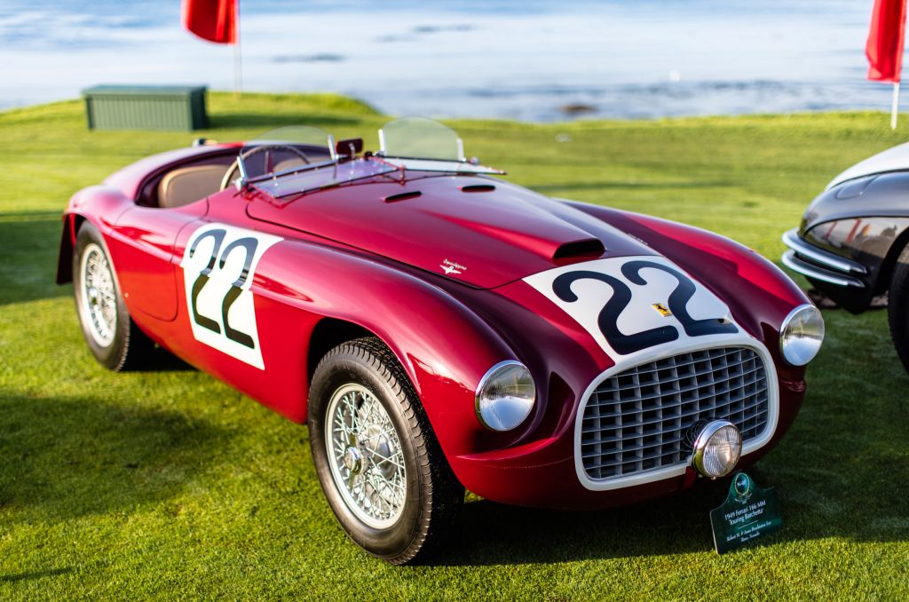 1949 Ferrari 166 MM Barchetta Touring (0008M) Concours de Pebble Beach