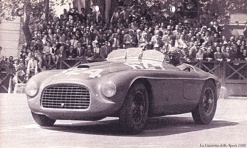 1949 Ferrari 166 MM Barchetta Touring (0008M) Mille Miglia