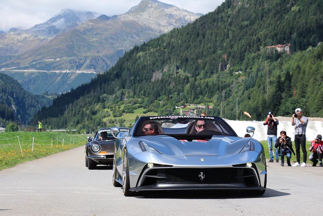 2014 Ferrari F12 TRS front silver