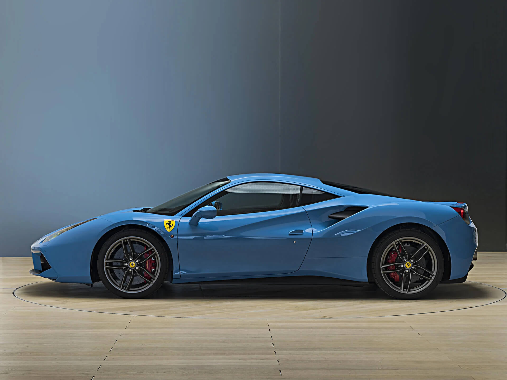 Ferrari 488 GTB in Azzurro Le Castellet