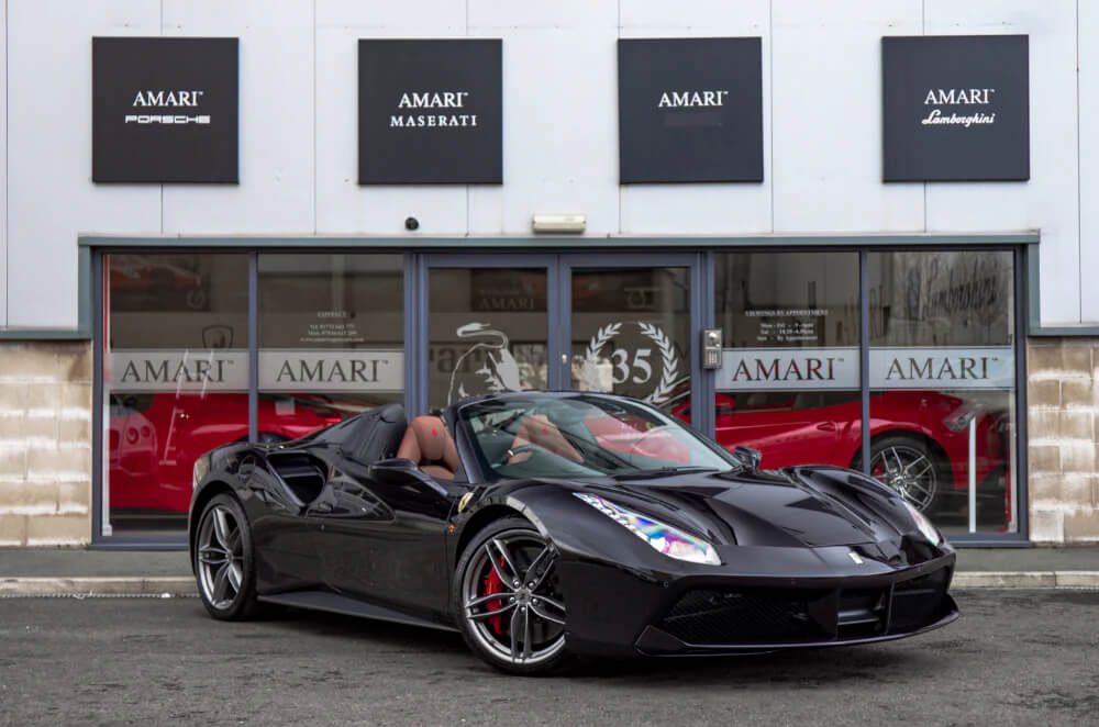 Ferrari 488 Spider in Blu Profondo