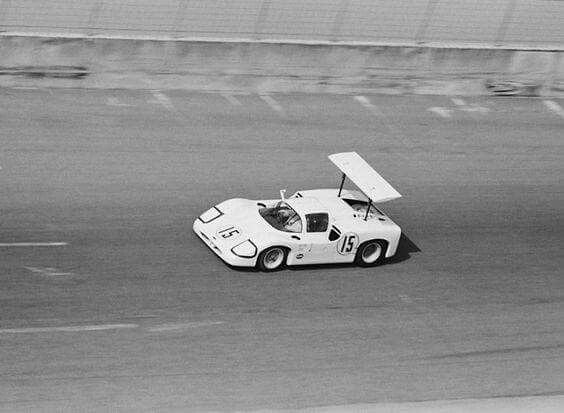 Chaparral 2F #2F001 driven by Phil Hill and Mike Spence