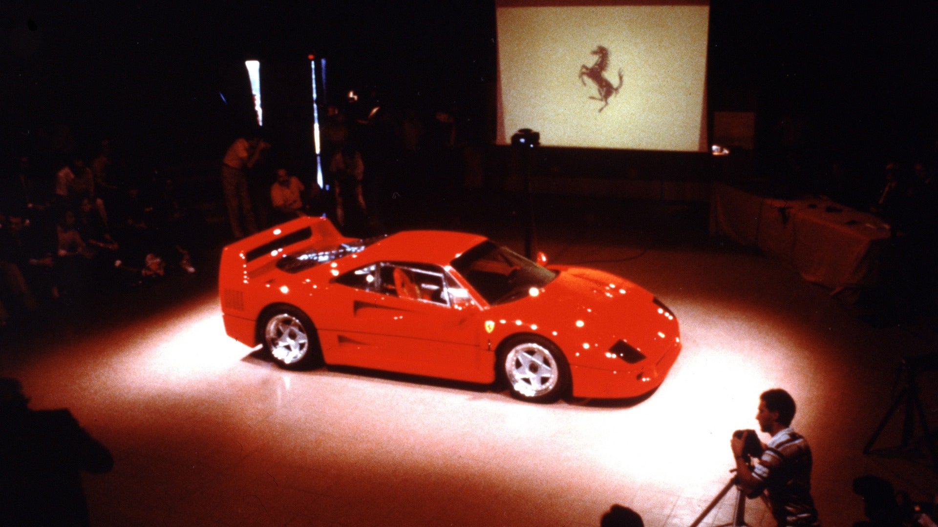 Ferrari F40 reveal in Maranello