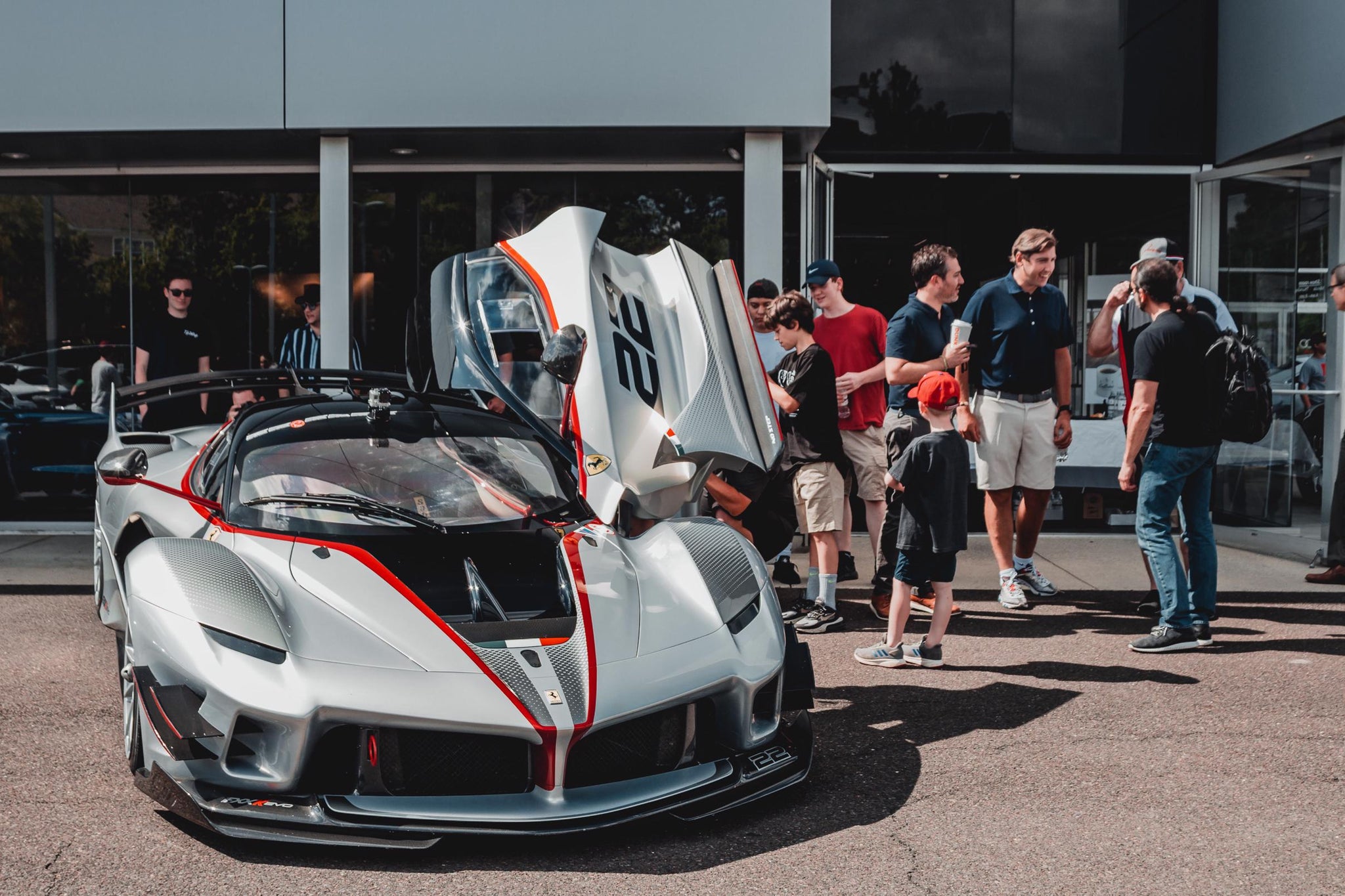 Ferrari FXX-K EVO on public roads