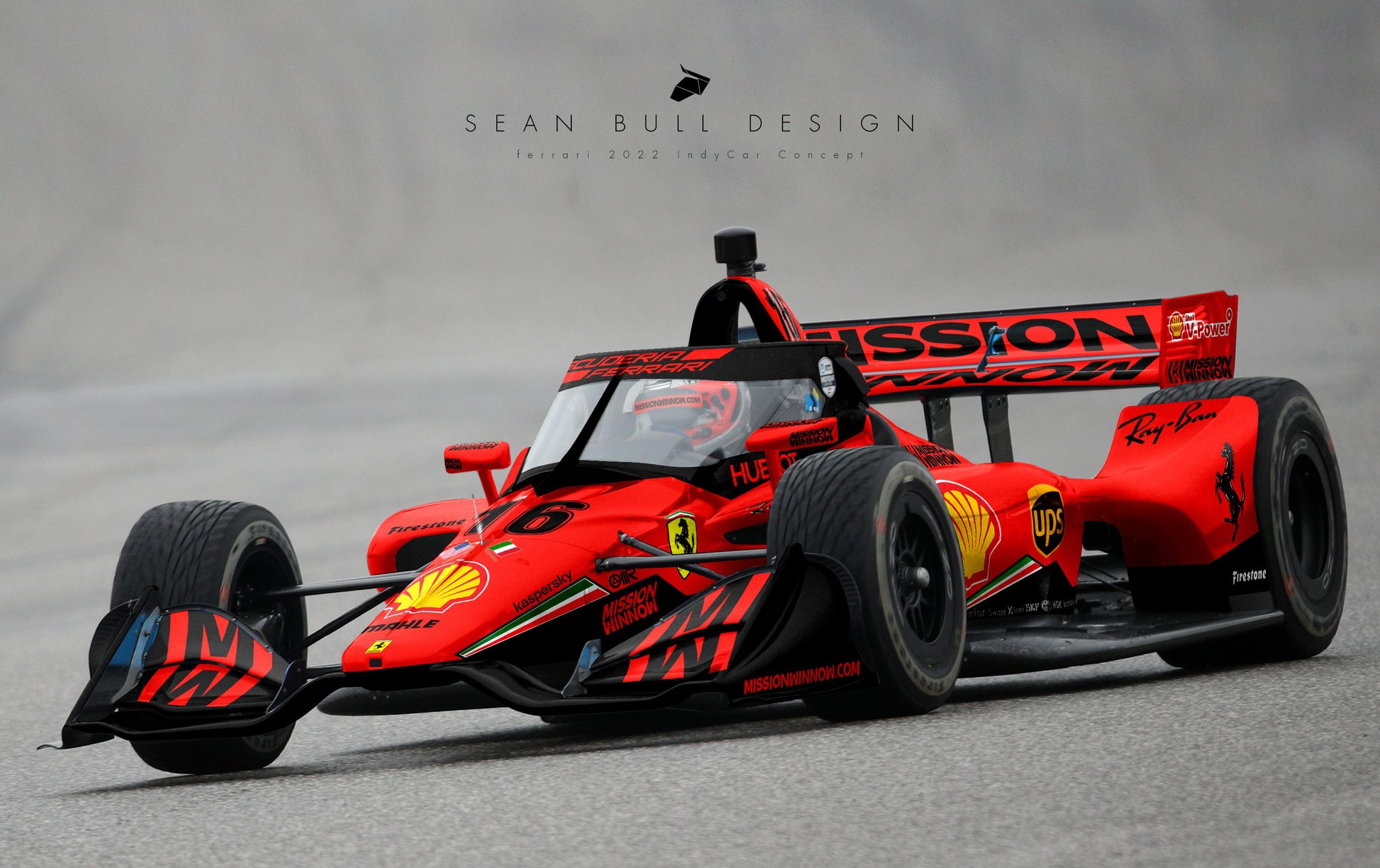 Ferrari Indycar render