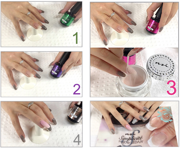 Acrylic/Gel Dipping System - Step by Step