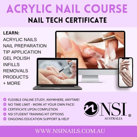 Image of Acrylic Nail Course - Nail Tech Certificate NSI Online