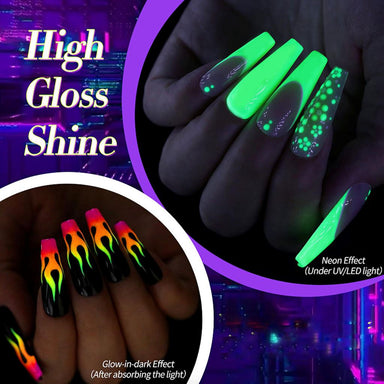 Glow in the Dark Nail Polish - Luminous Colors | Nail polish, Dark nail  polish, Dark nails