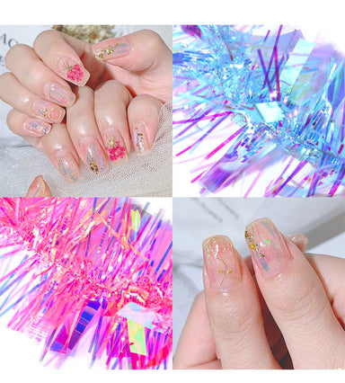 Colorful Mylar Sheets Nail Art Aurora Nail Foil Nail Art Aurora Glass Film  Paper Holographicnail Art Aurora Glass Film Paper Holographic -  Denmark