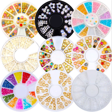Half Pearls Nail Art Decoration Wheel — NSI Australia