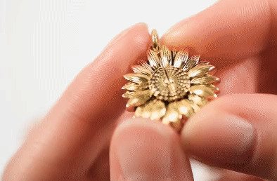 Sunflower Necklace Pendant You Are My Sunshine Jewelry – Little Unique Shop