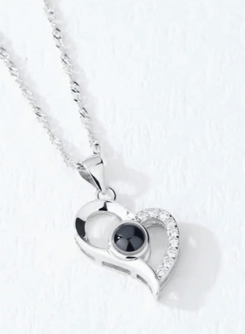 i love you necklace