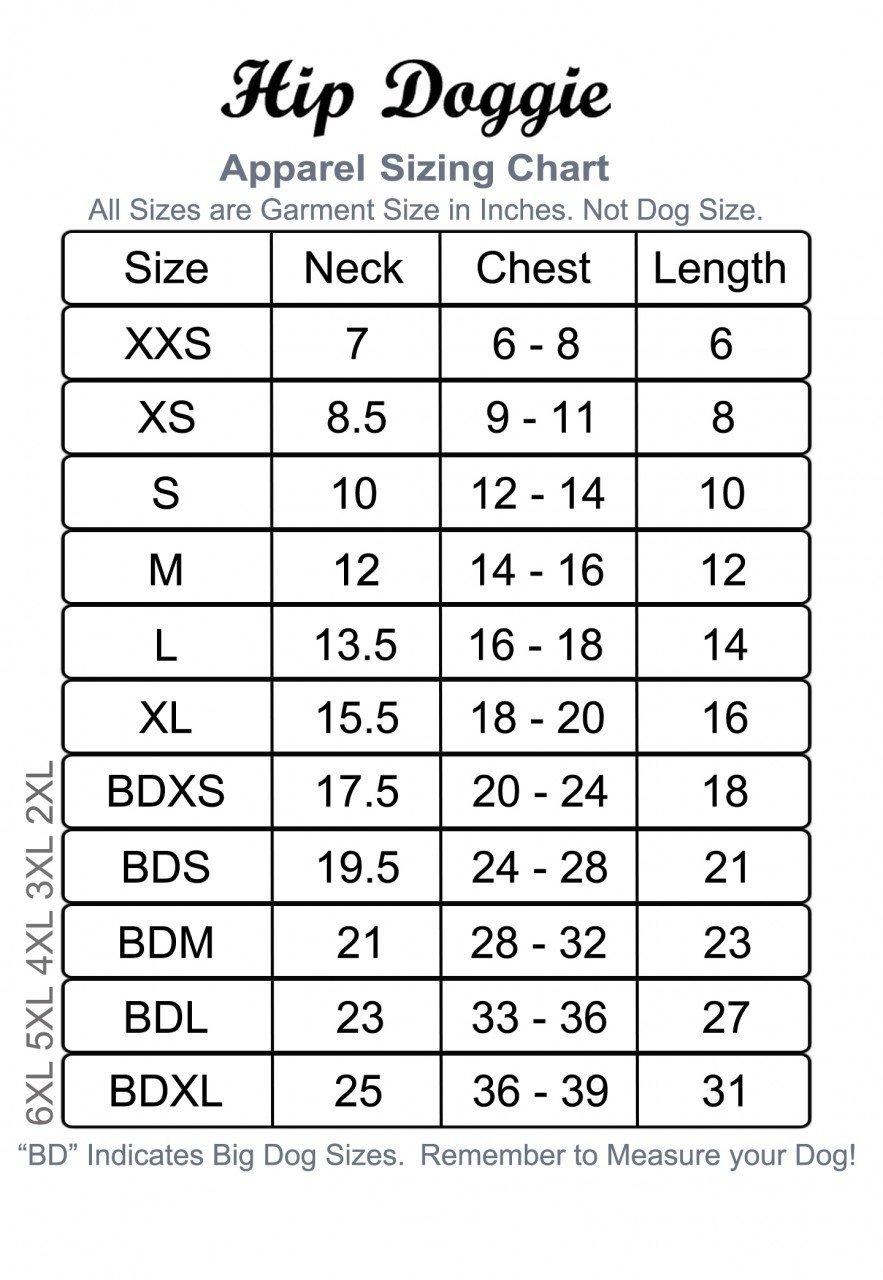 Black Daisy Jeans Size Chart