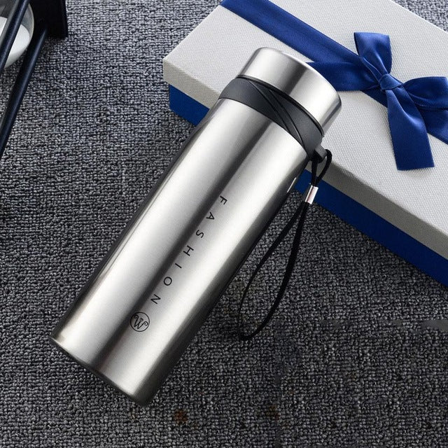 built thermos bottle