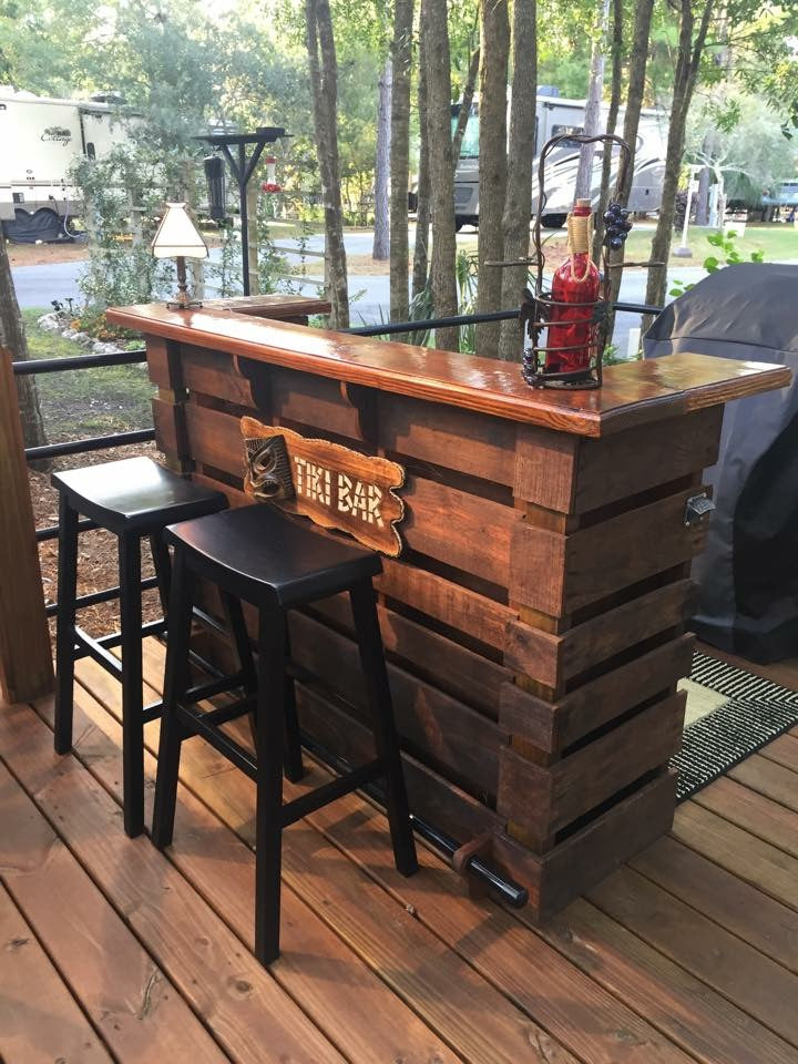 The Kona Pallet Bar/ Tiki Bar – DRG Wood Creations