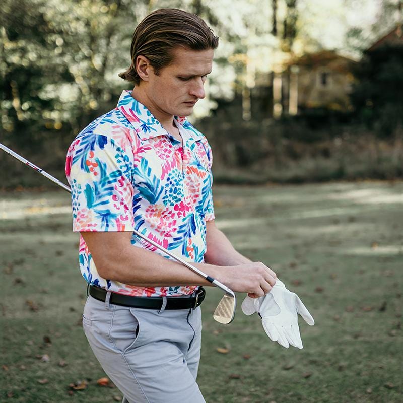 pineapple golf polo