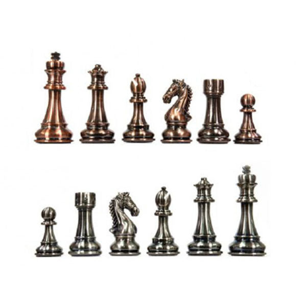 kasparov chess set silver