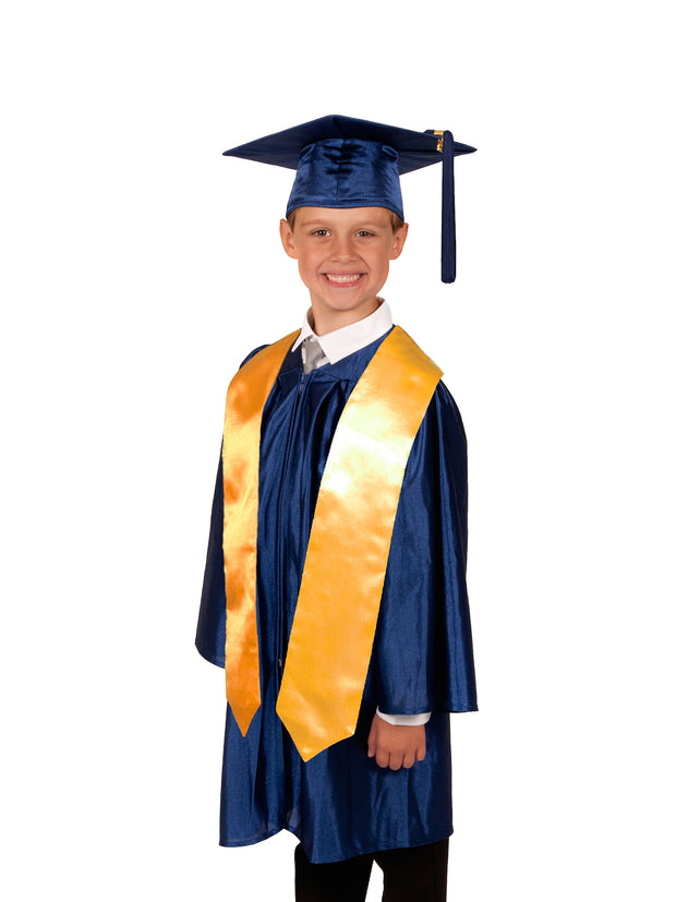 Download Shiny Primary School Graduation Gown, Cap and Stole | Graduation Attire - Evess Group