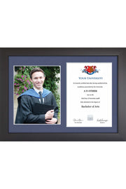 University of Wolverhampton - Dual Graduation Certificate and Photo Frame - Modern Style