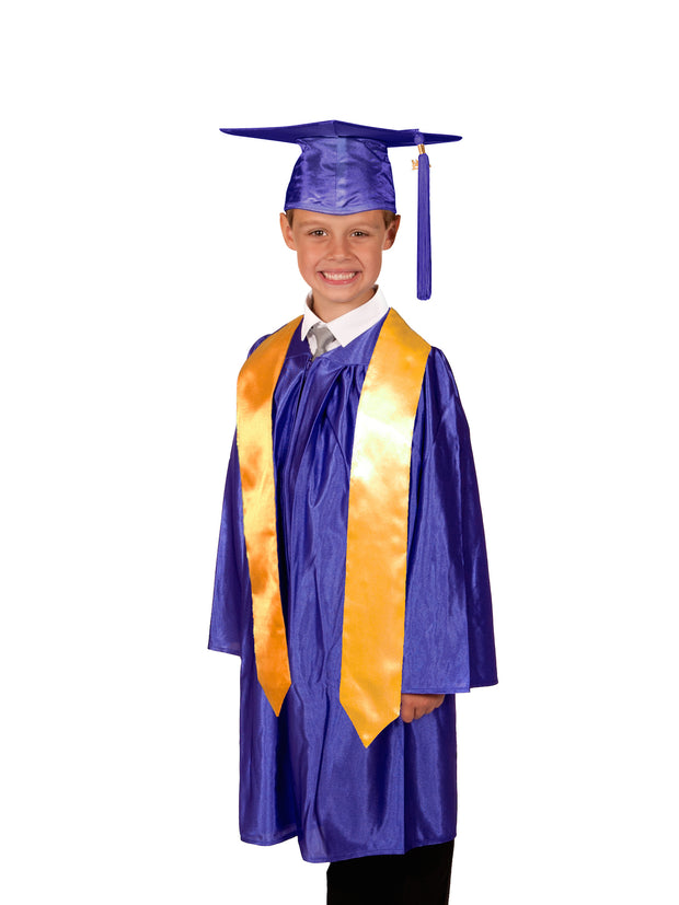 Download Shiny Primary School Graduation Gown, Cap and Stole | Graduation Attire - Evess Group