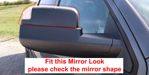 NINTE for Ram 1500 mirror covers