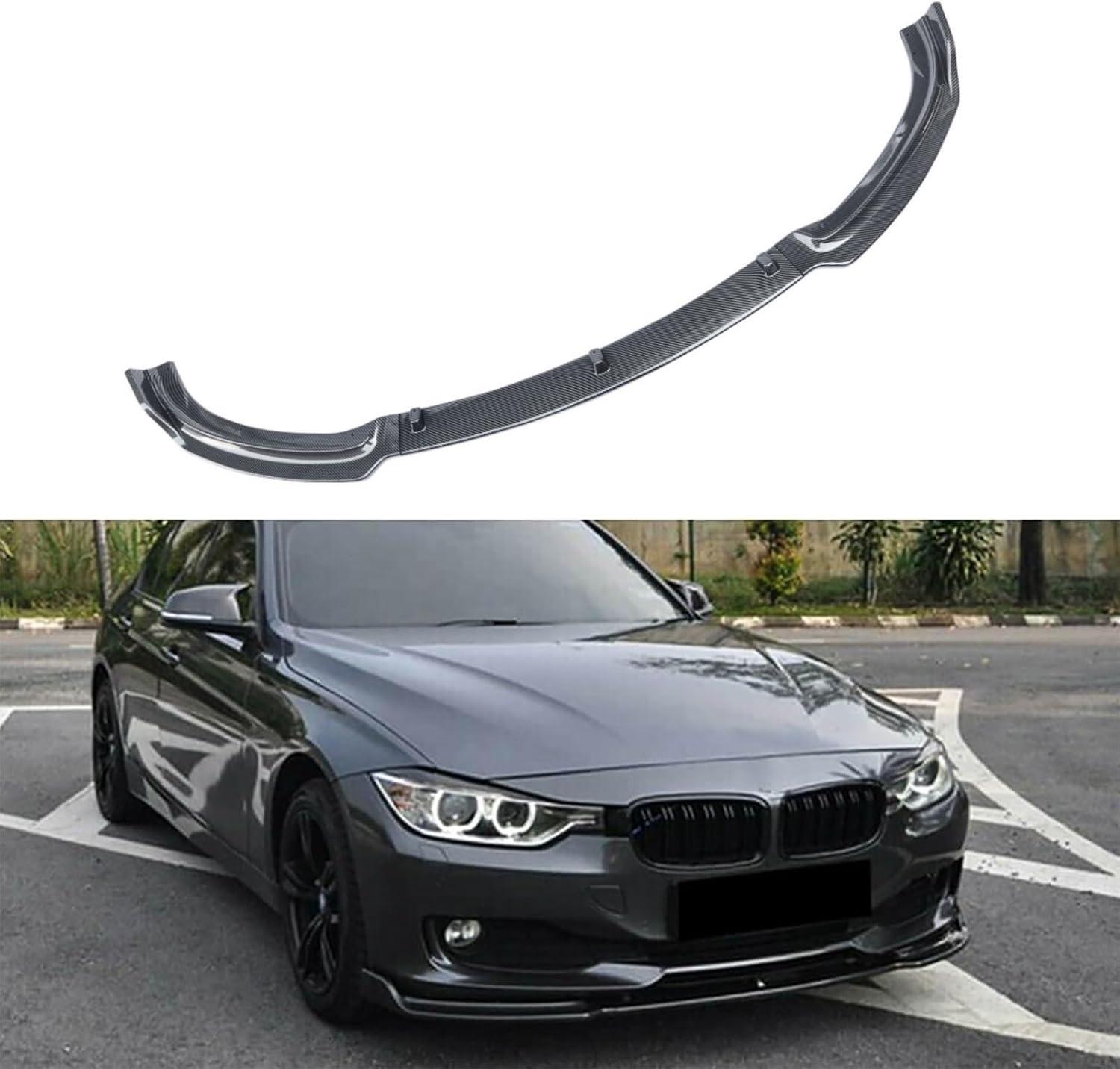 NINTE® NINTE For 2013 2018 BMW 3 Series F30 F32 NON M Sport Front Lip Splitter ABS Fits Sportline