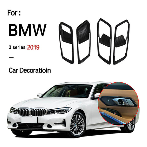NINTE BMW 3-Series G20 2019 Carbon  Fiber Inner Door Handle Cover