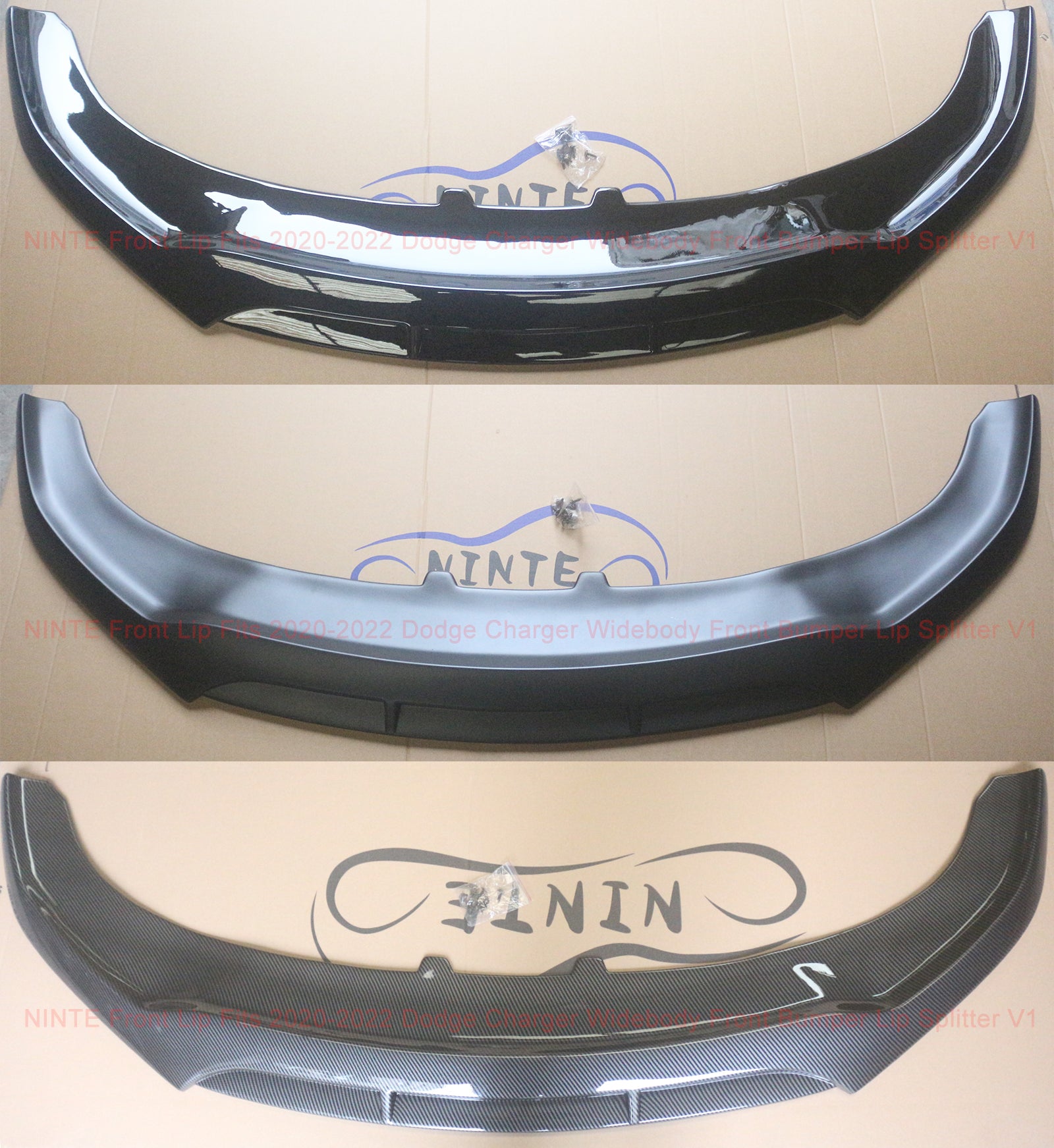 NINTE-Front-Lip-Fits-2020-2022-Dodge-Charger-Widebody-V1-splitter