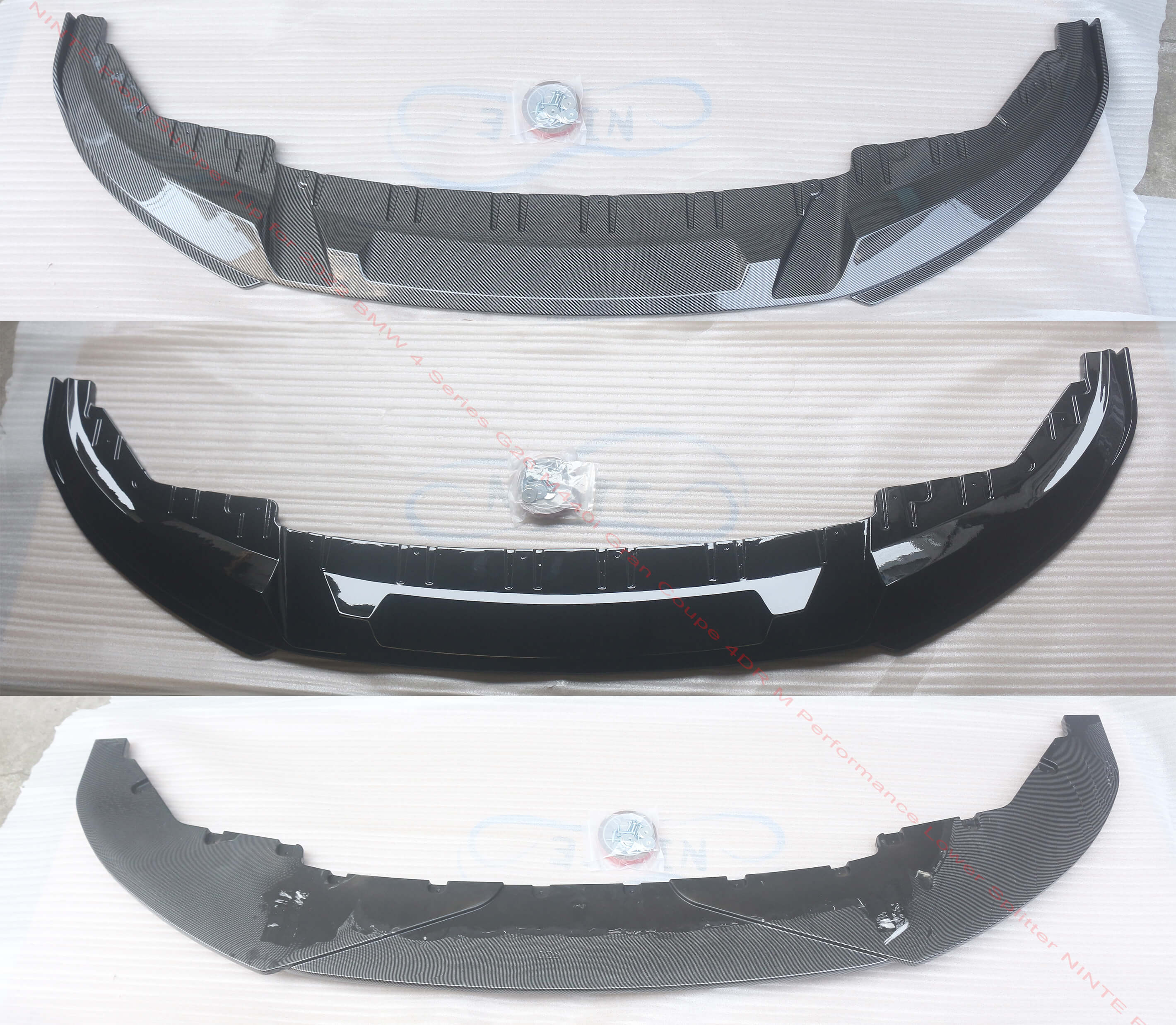 NINTE Front Bumper Lip for 2022 BMW 4 Series G26